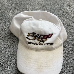 Corvette 50th Anniversary White Cap